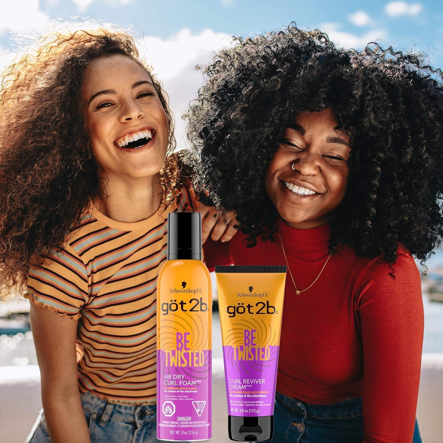 Espuma para Rizos Got2b Be Twisted 226.8 g - Secado al Aire