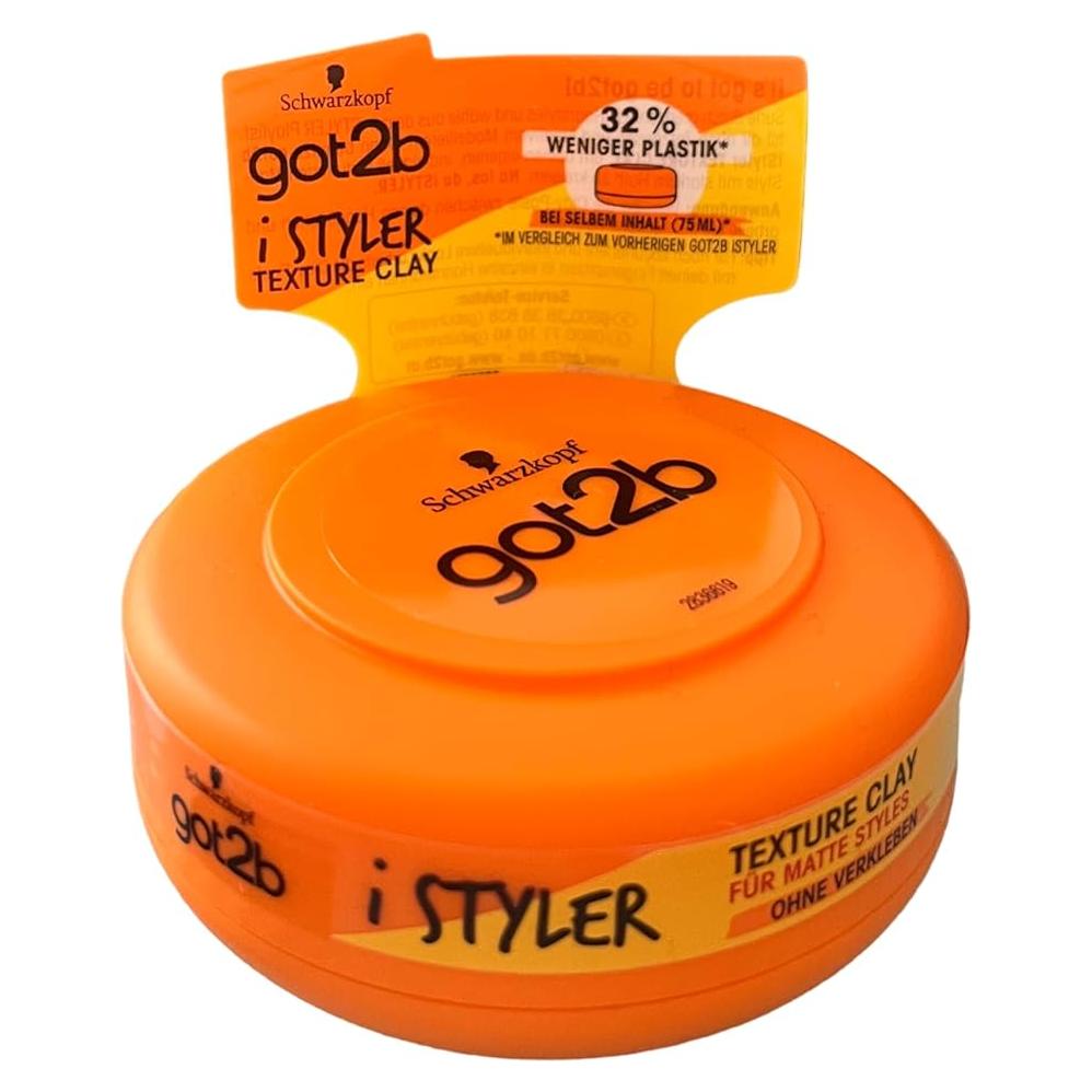 Got2B Arcilla Texturizante 75 ml - Fijación Fuerte y Mate