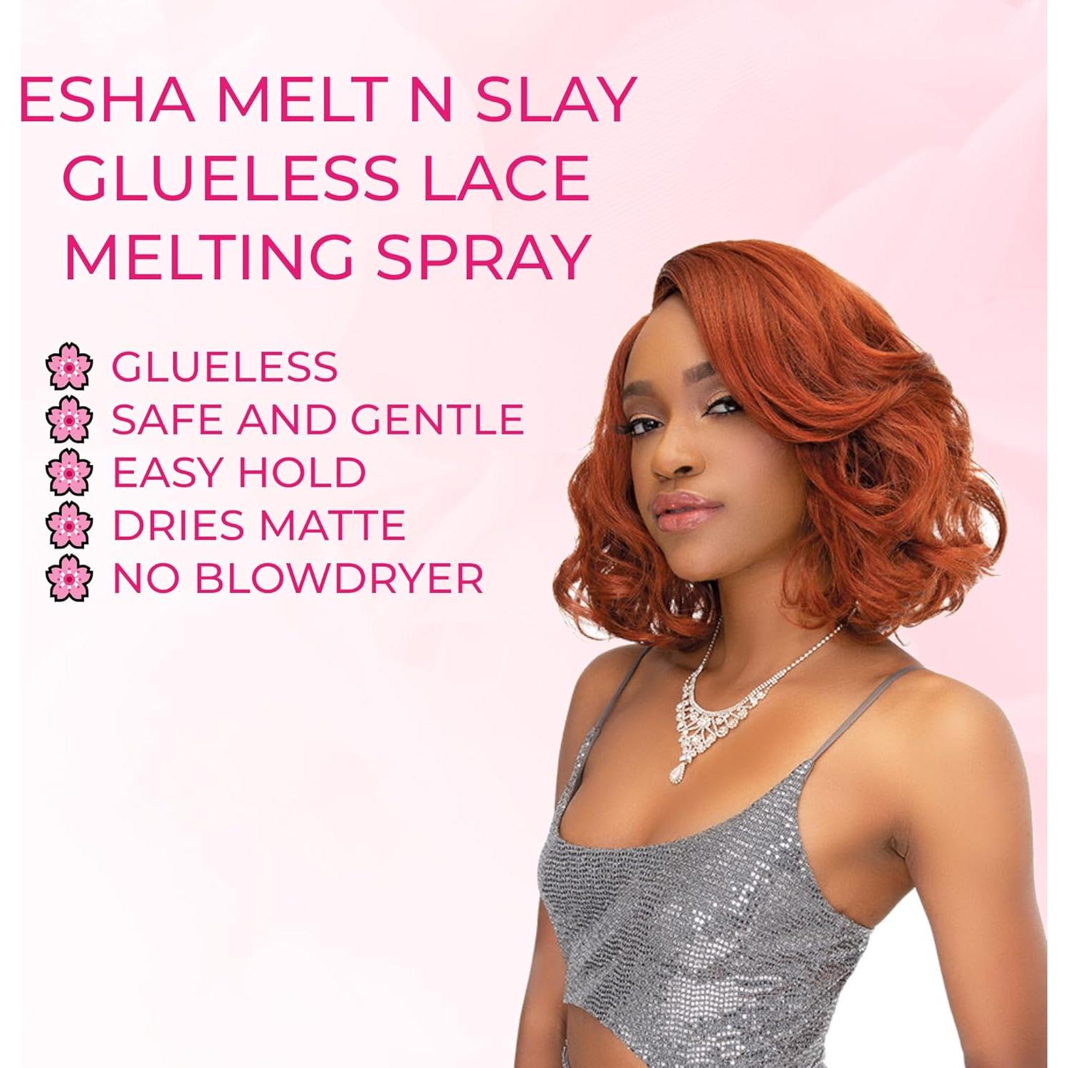 Spray de Encaje Sin Pegamento Esha 220ML - Sostenimiento Fuerte