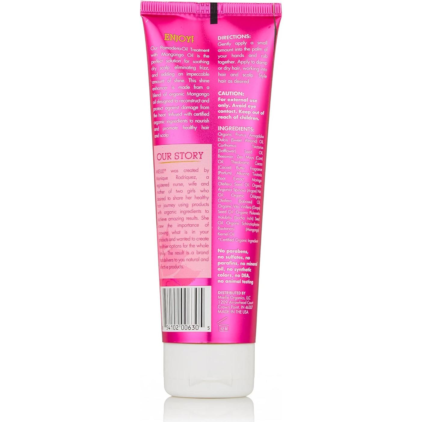 Pomada Aceite de Mongongo Mielle Organics 113g - Hidratante Cabello