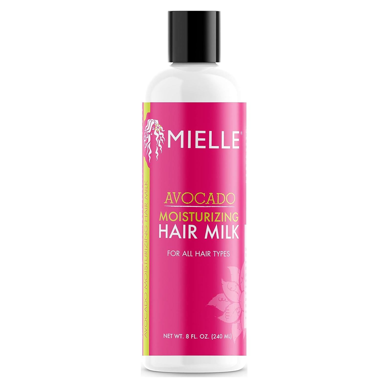 Leche Hidratante de Aguacate Mielle Organics 240g - Para Todo Tipo de Cabello