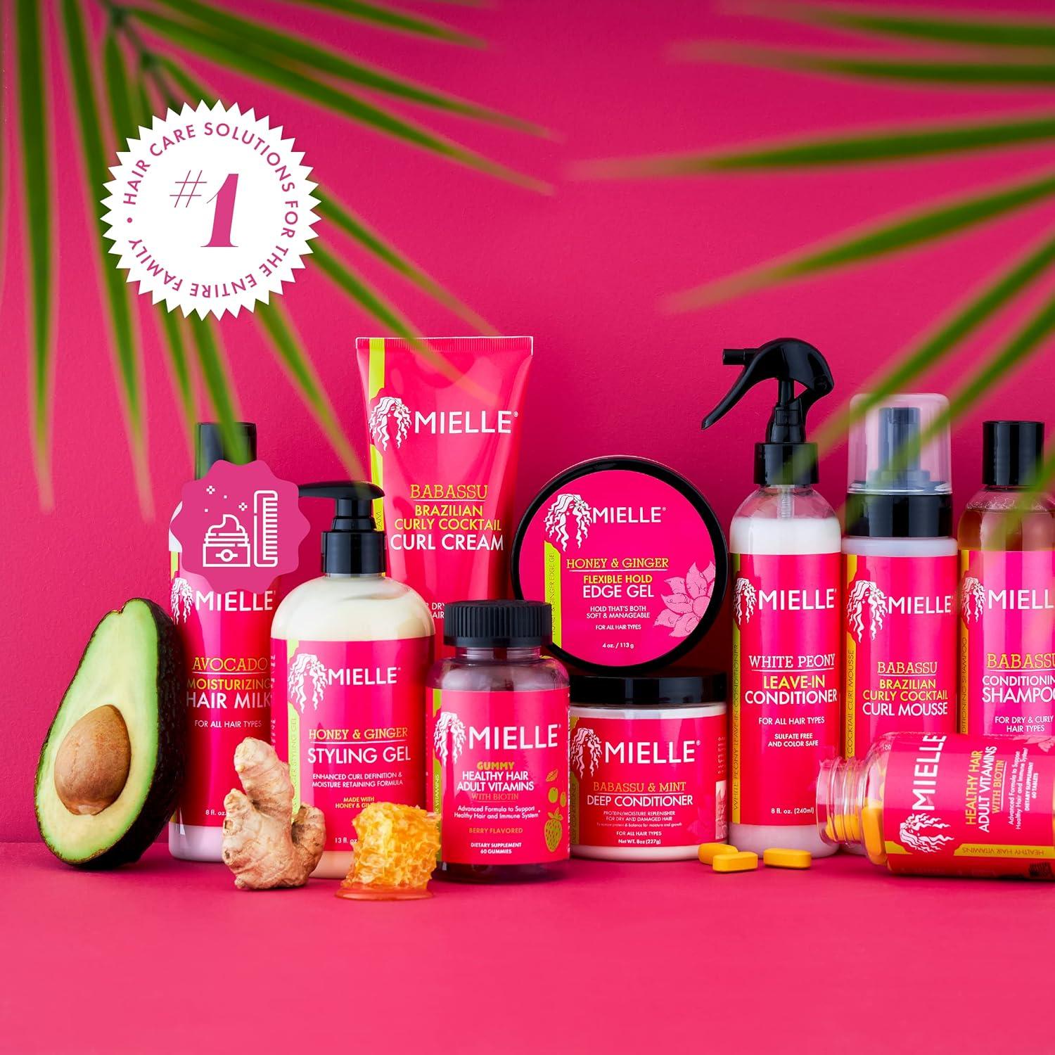 Leche Hidratante de Aguacate Mielle Organics 240g - Para Todo Tipo de Cabello