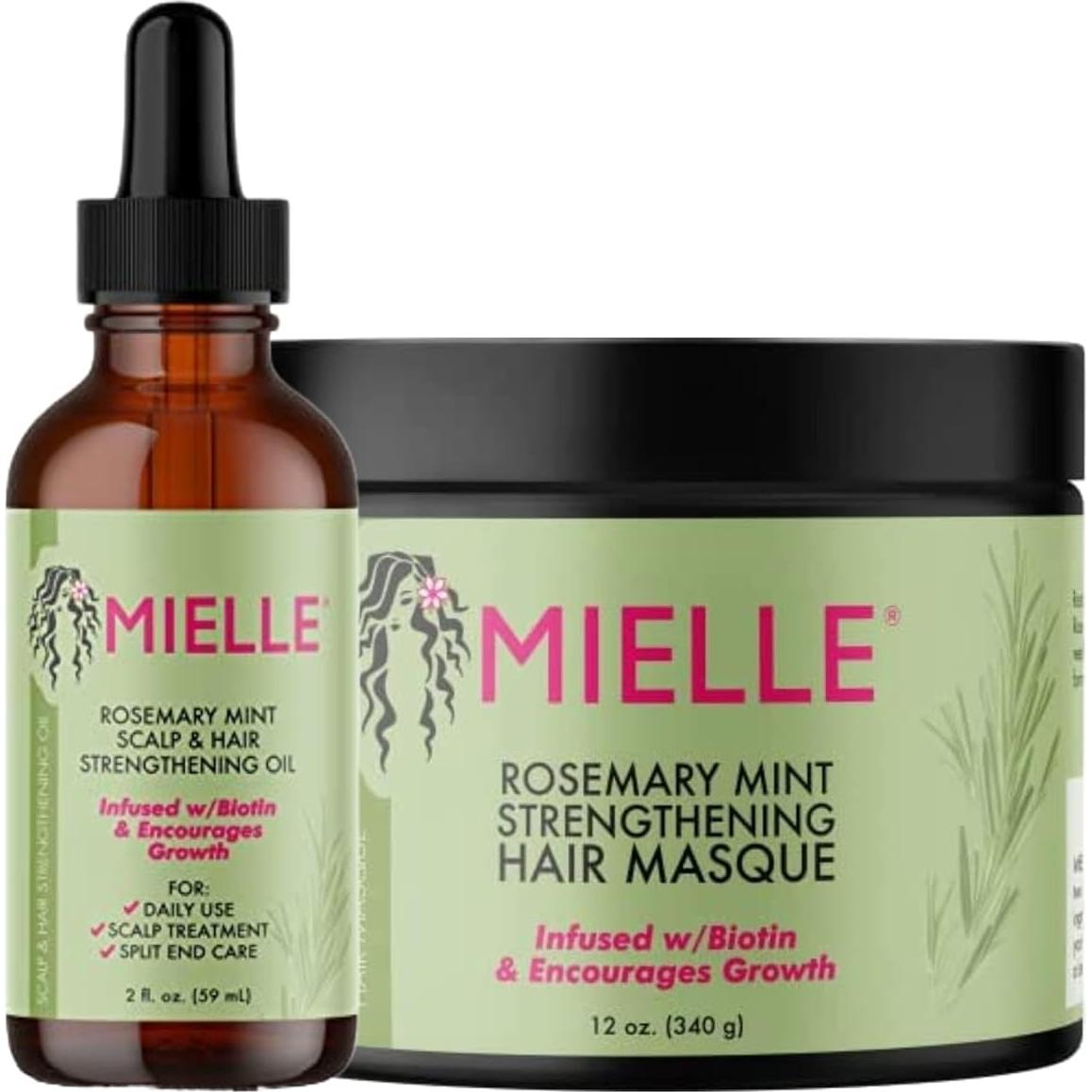 Aceite Capilar Orgánico Romero y Menta Crema Mielle 500ml