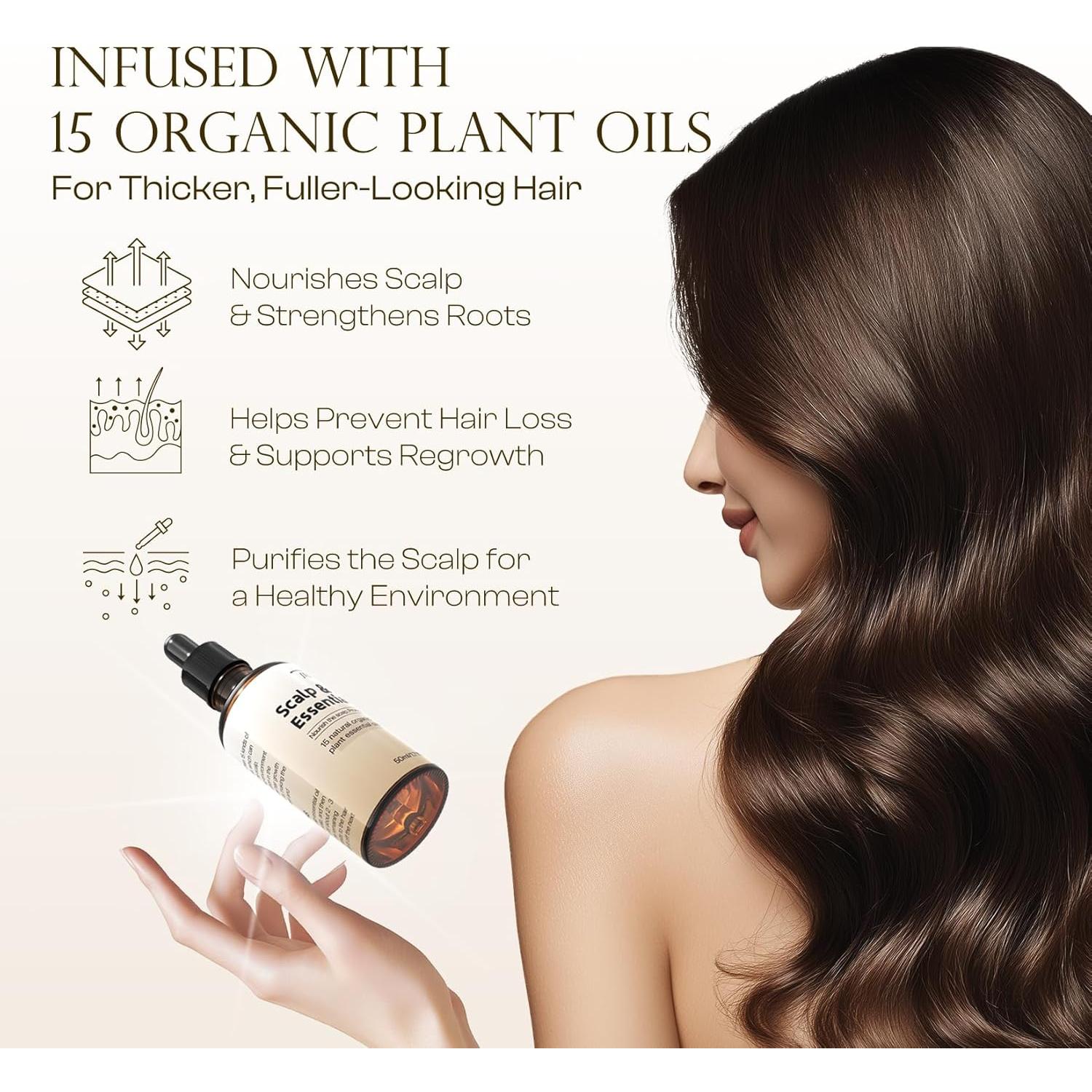 Aceite Crecimiento Cabello Jtopyrt 50ml Romero y Ricino