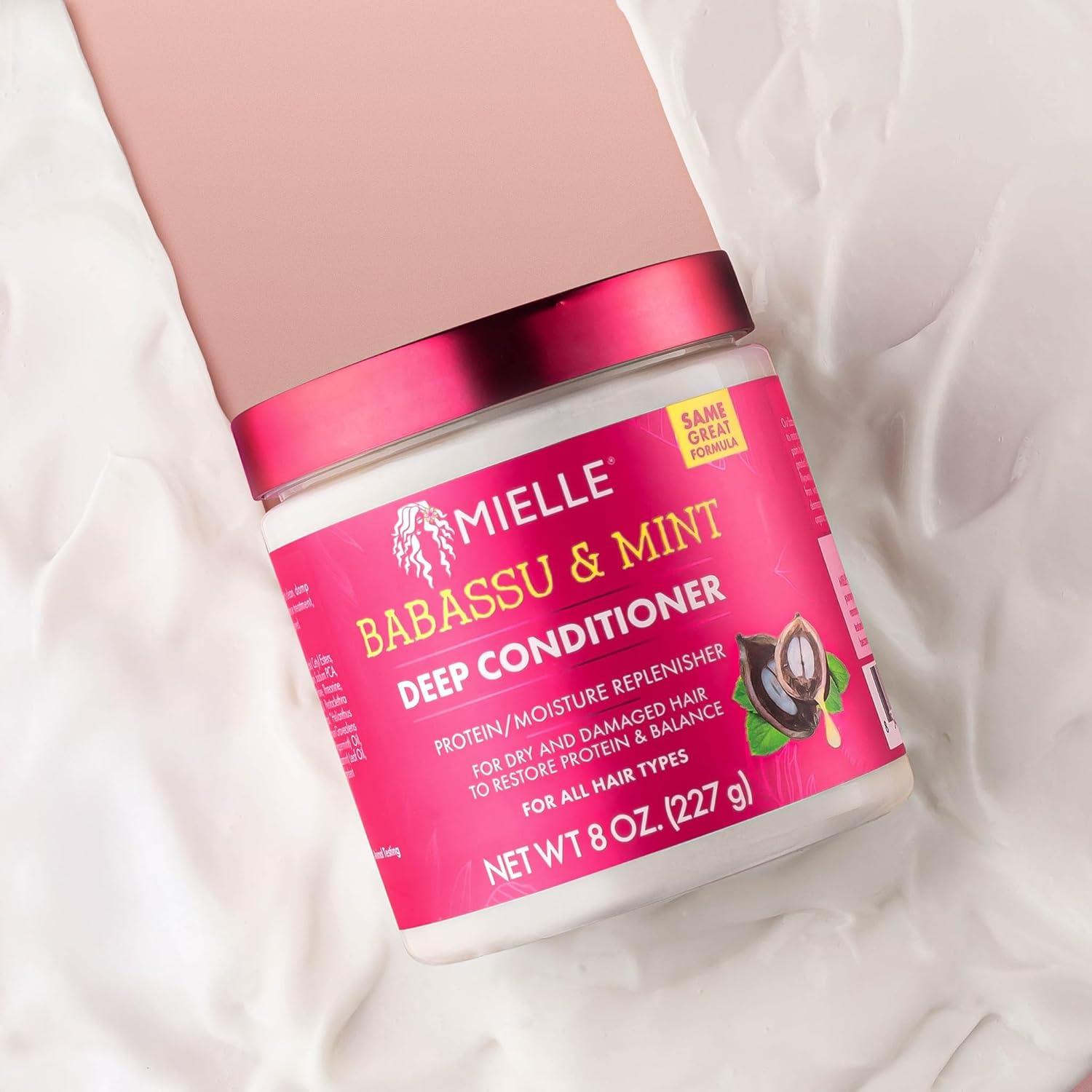 Paquete Acondicionador Profundo y Champú Mielle Organics 2 en 1