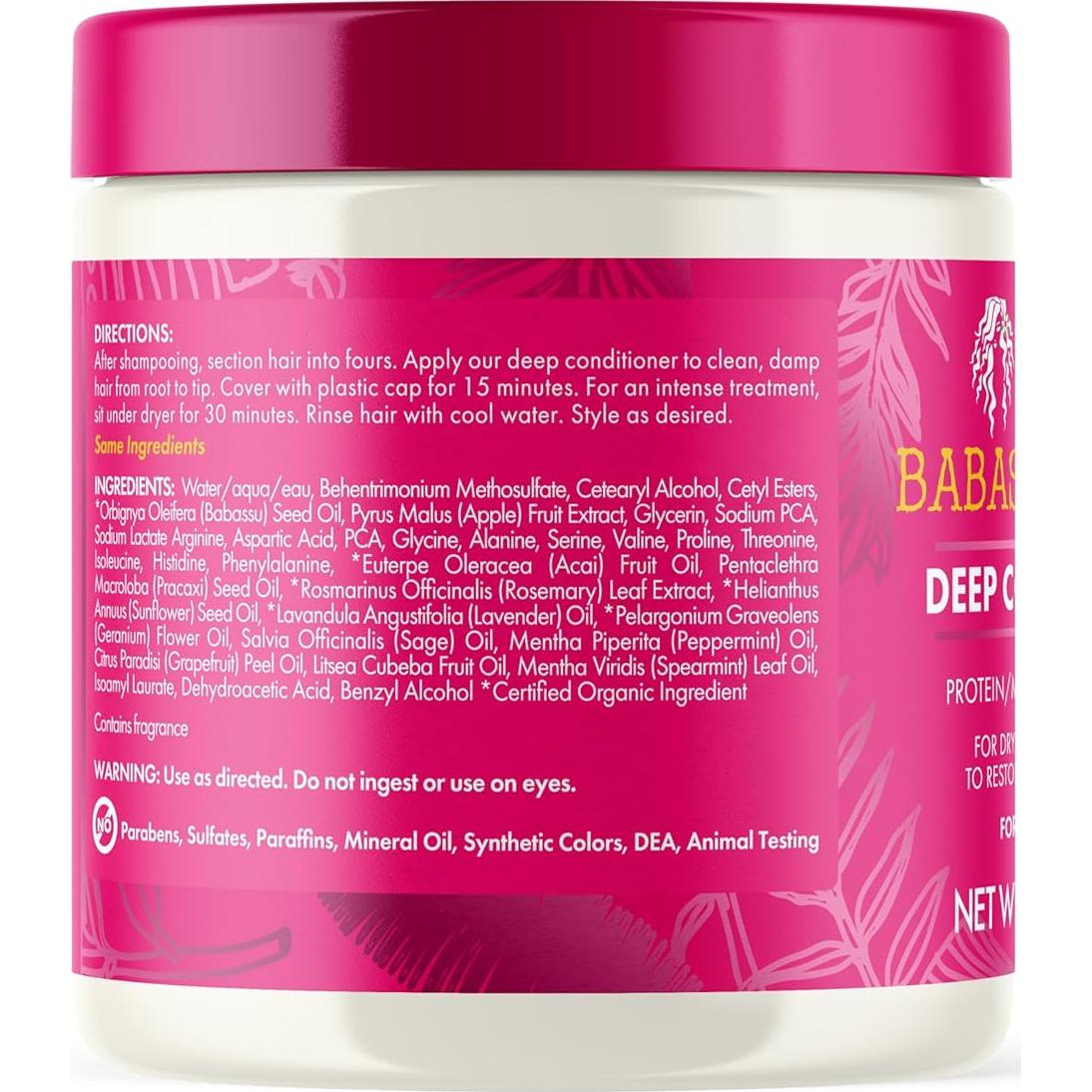 Paquete Acondicionador Profundo y Champú Mielle Organics 2 en 1