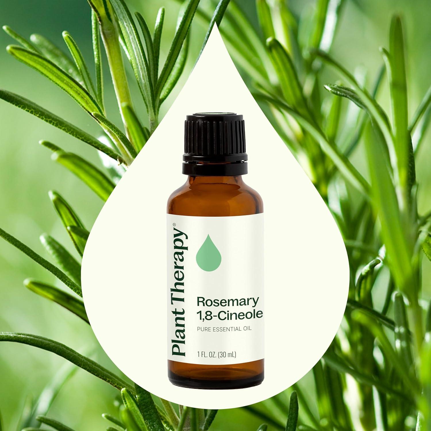 Rosemary Essential Oil for Hair Growth, 100% Pure, Undiluted, Natural Aromatherapy for Diffuser & Rosemary Oil for Hair & Scalp, Therapeutic Grade 30 mL (1 oz)