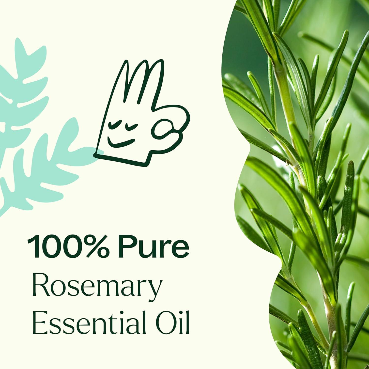 Rosemary Essential Oil for Hair Growth, 100% Pure, Undiluted, Natural Aromatherapy for Diffuser & Rosemary Oil for Hair & Scalp, Therapeutic Grade 30 mL (1 oz)