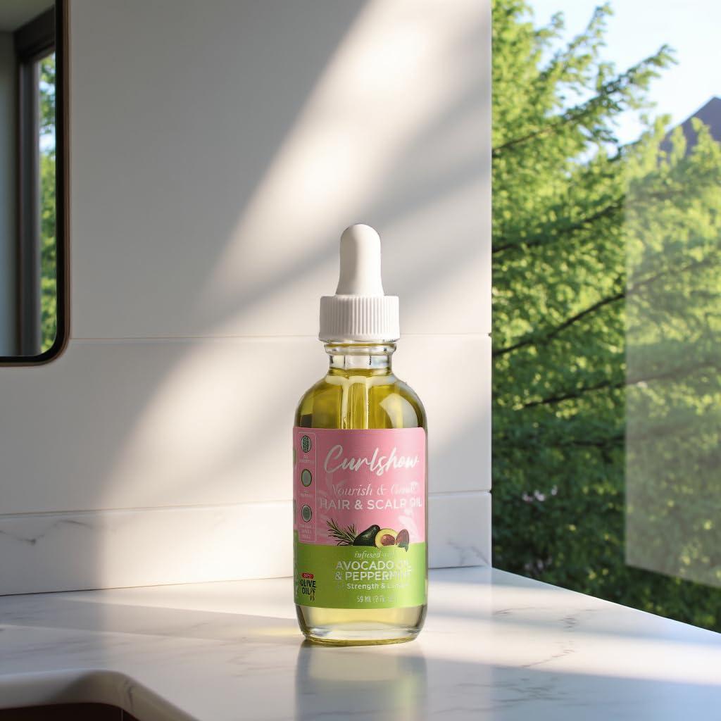 Aceite para Cabello ORS Curlshow con Aguacate y Menta 56.7g