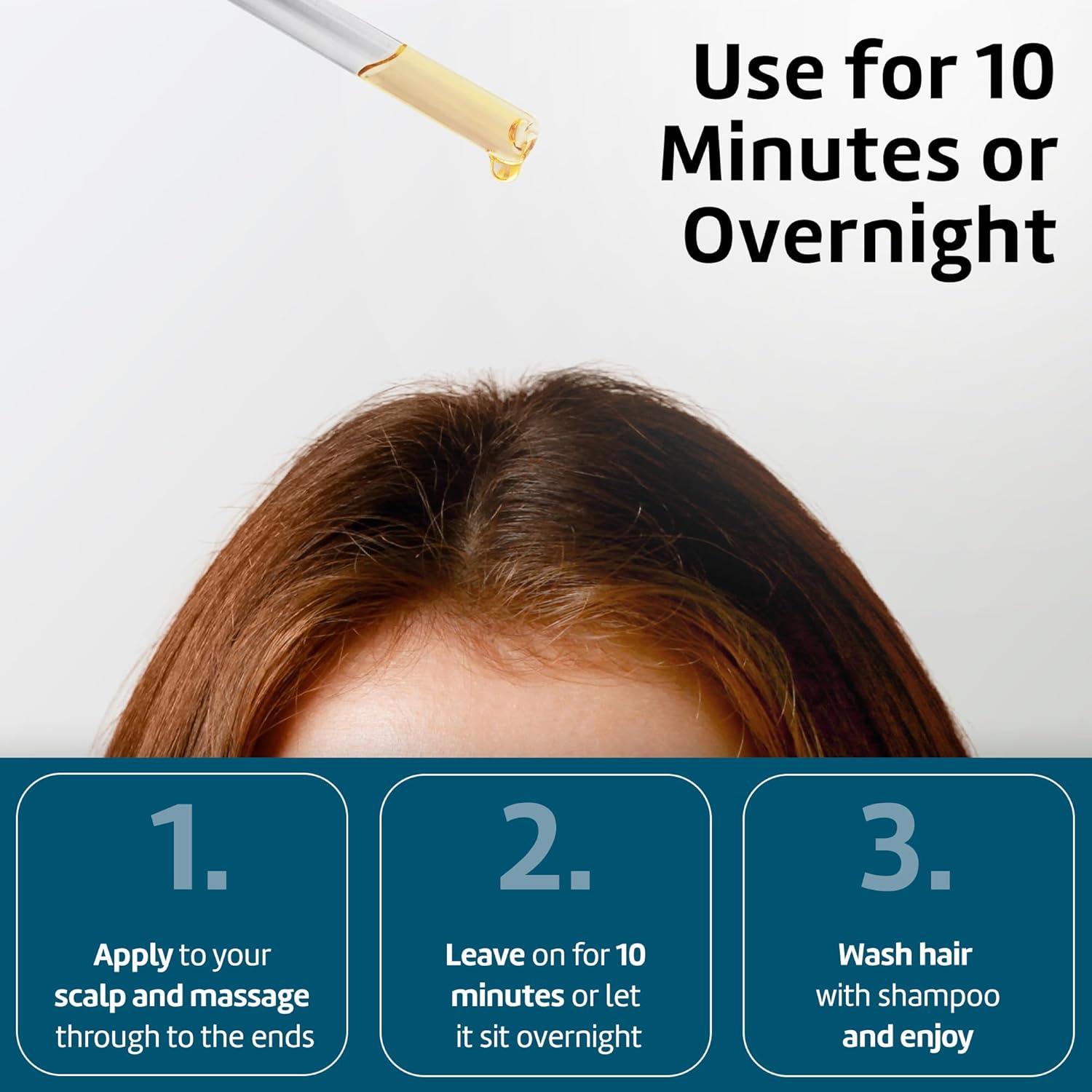 Aceite de Romero y Menta De La Cruz 2oz + 8oz Hidratante