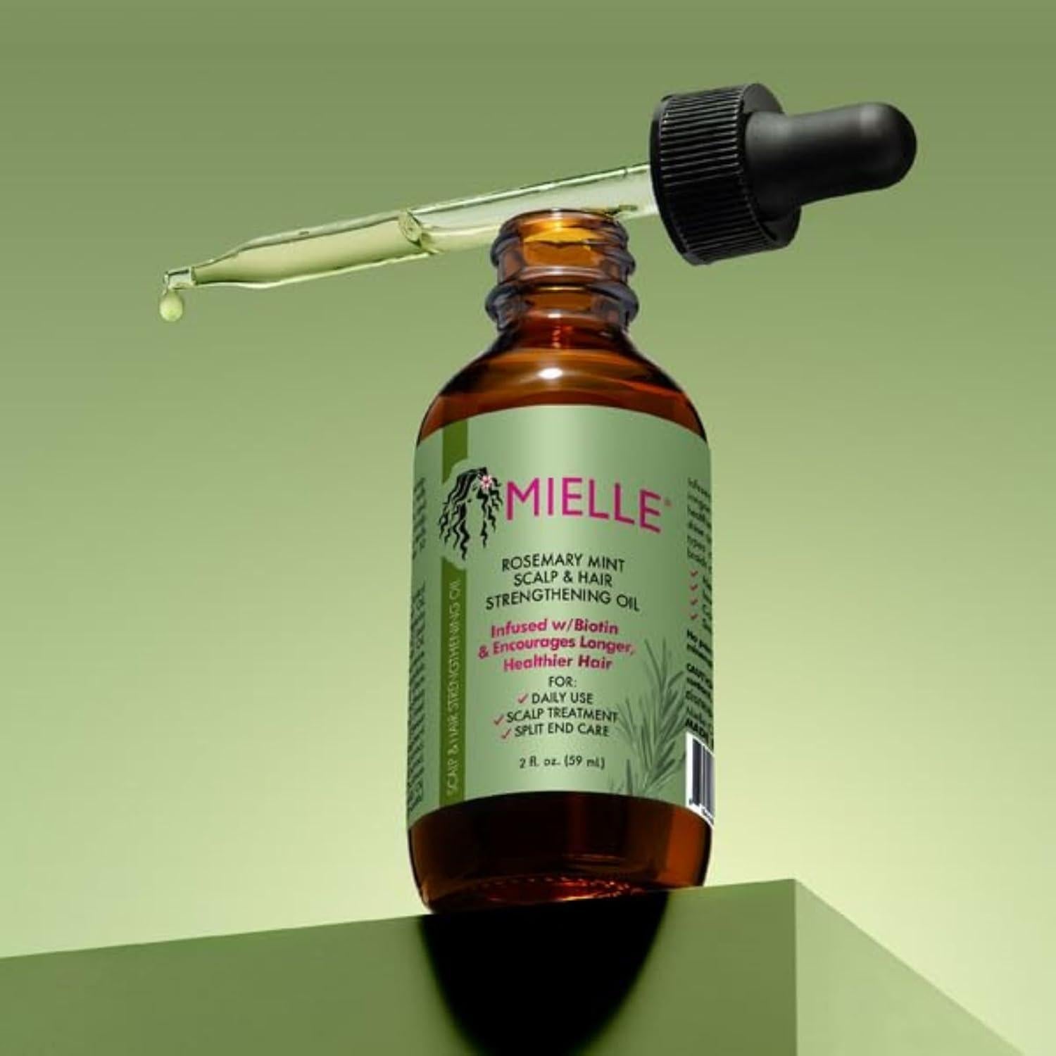 Paquete Fortalecedor de Cabello Mielle Organics - Aceite, Champú y Acondicionador