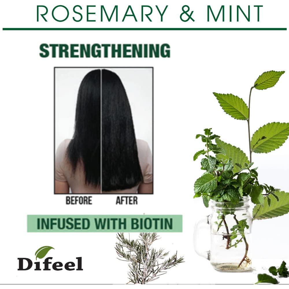 Acondicionador Difeel Romero y Menta 340 g con Biotina