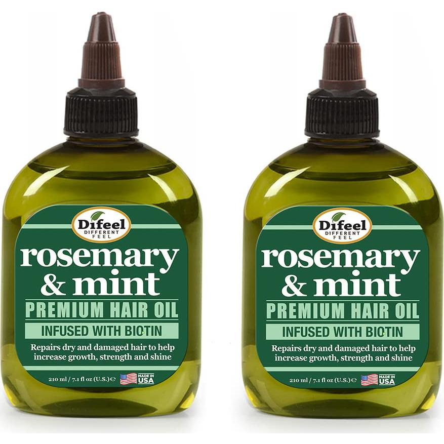 Aceite Capilar Difeel Romero y Menta 200g con Biotina - Set Regalo