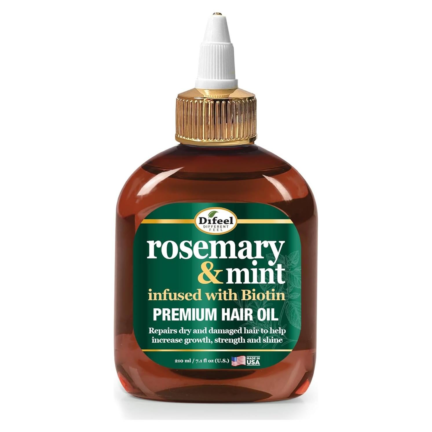 Aceite Capilar Difeel con Biotina y Romero 200 g - Crecimiento Saludable