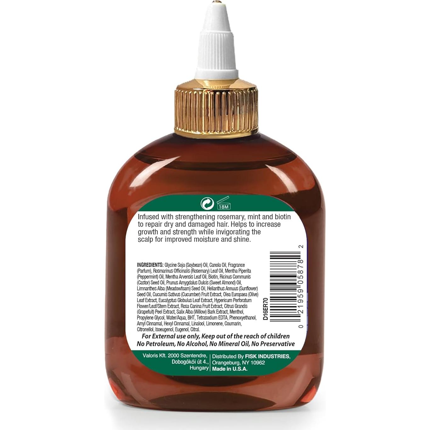 Aceite Capilar Difeel con Biotina y Romero 200 g - Crecimiento Saludable