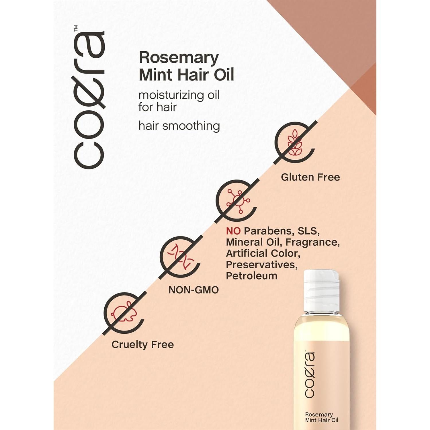 Aceite de Romero y Menta Coera 118 ml - Hidratante Cabello