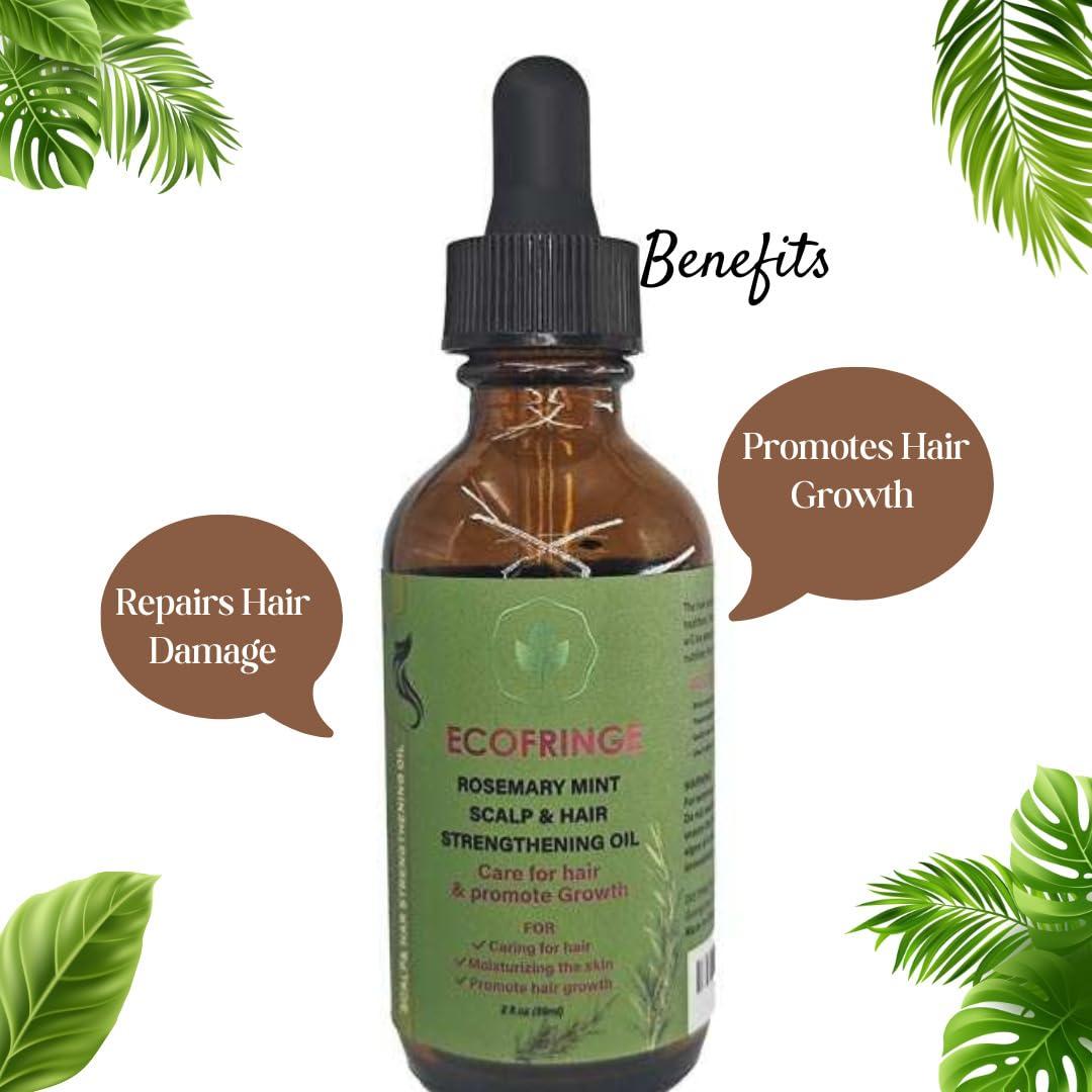 Aceite Fortalecedor de Romero y Menta Orgánico 60ml