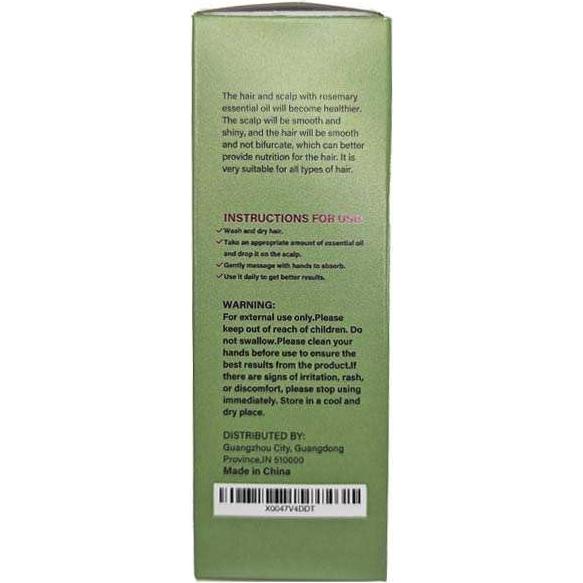 Aceite Fortalecedor de Romero y Menta Orgánico 60ml