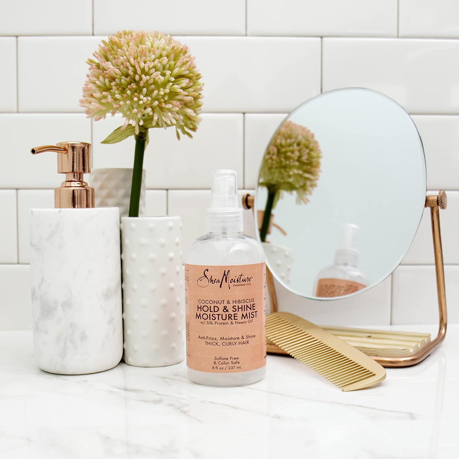 Paquete de Cuidado para Cabello Rizado SheaMoisture - Mousse, Smoothie y Mist