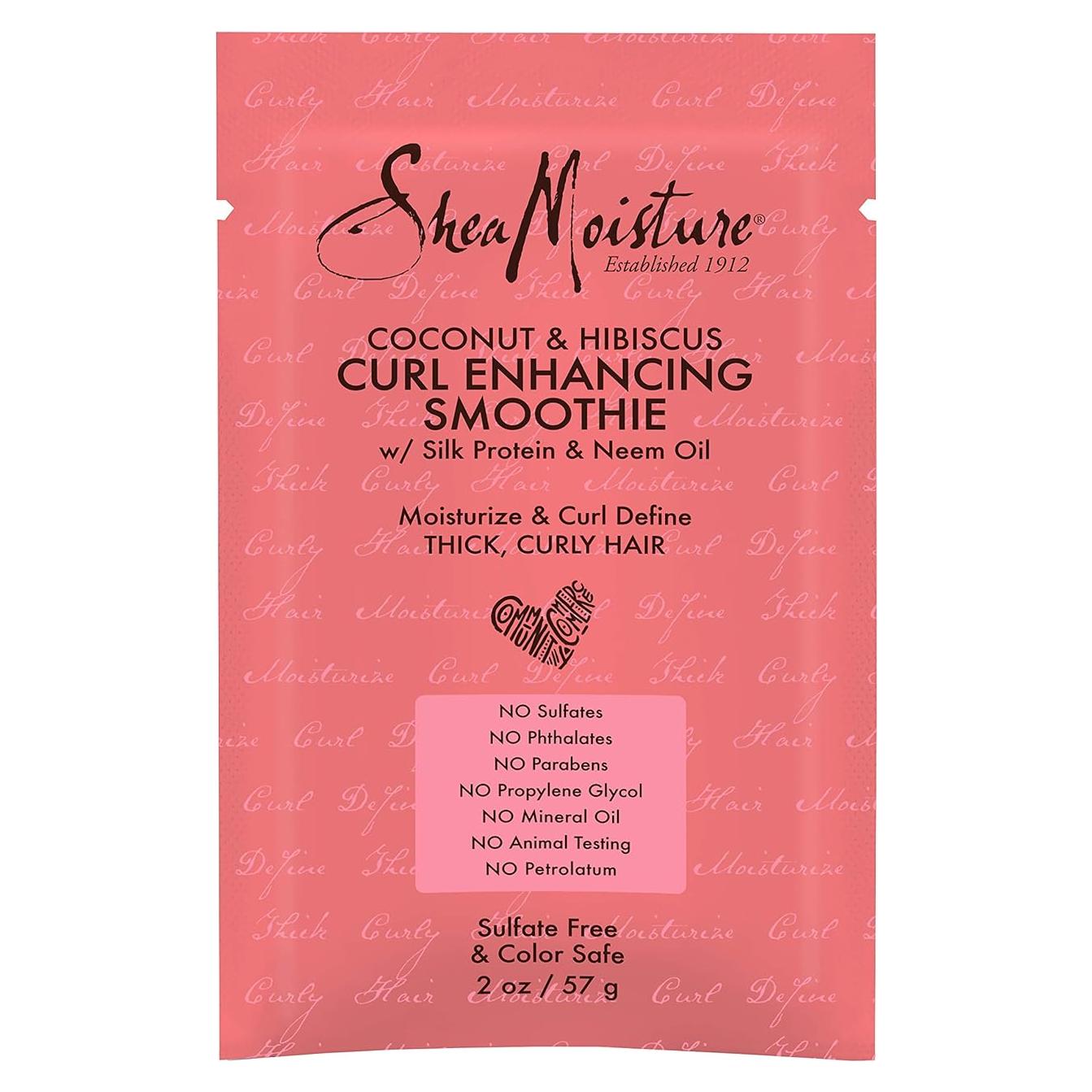 Crema Definidora de Rizos SheaMoisture Coco y Hibisco 6 Paquetes