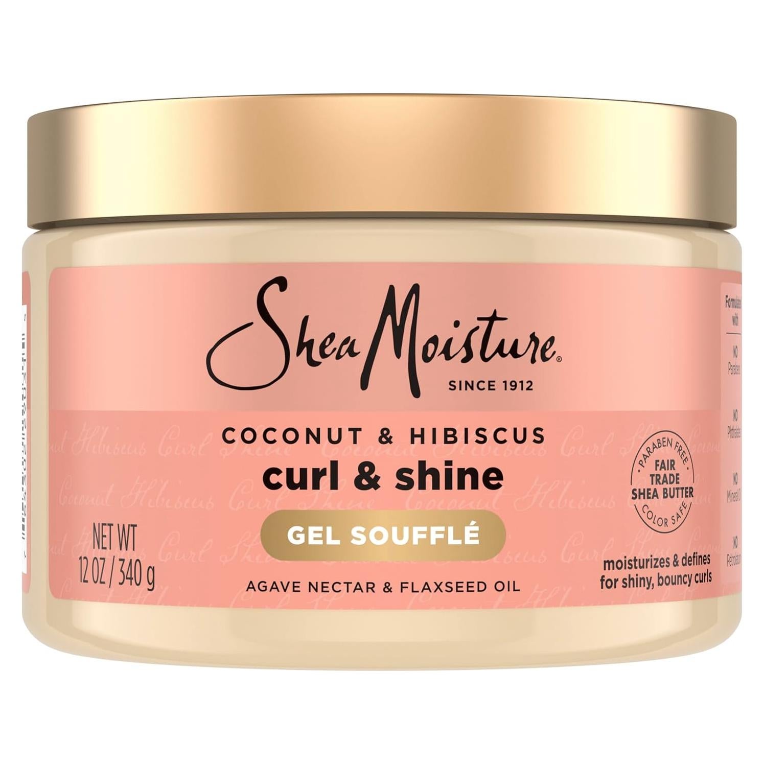 Gel Soufflé para Rizos SheaMoisture Coco e Hibisco 340 g