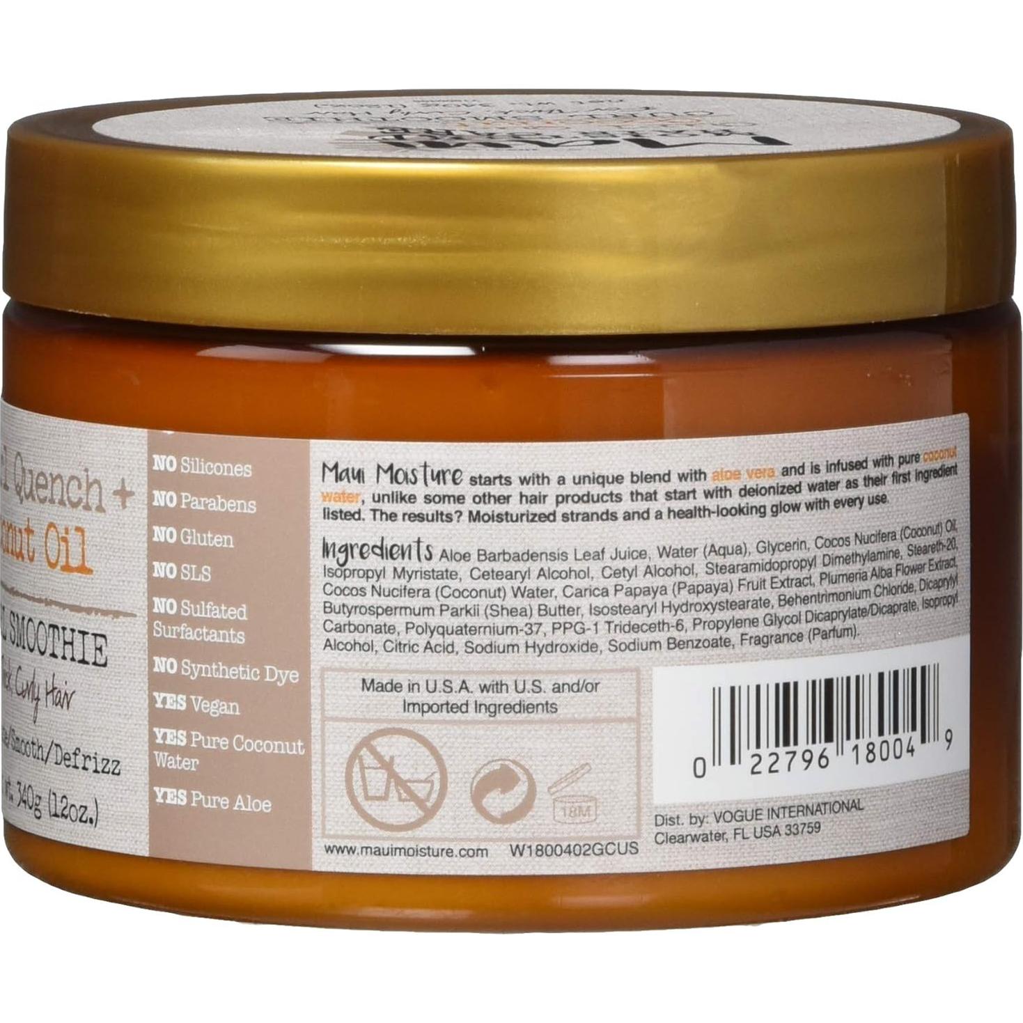 Maui Moisture Curl Quench Aceite de Coco 354ml Hidratante Rizos