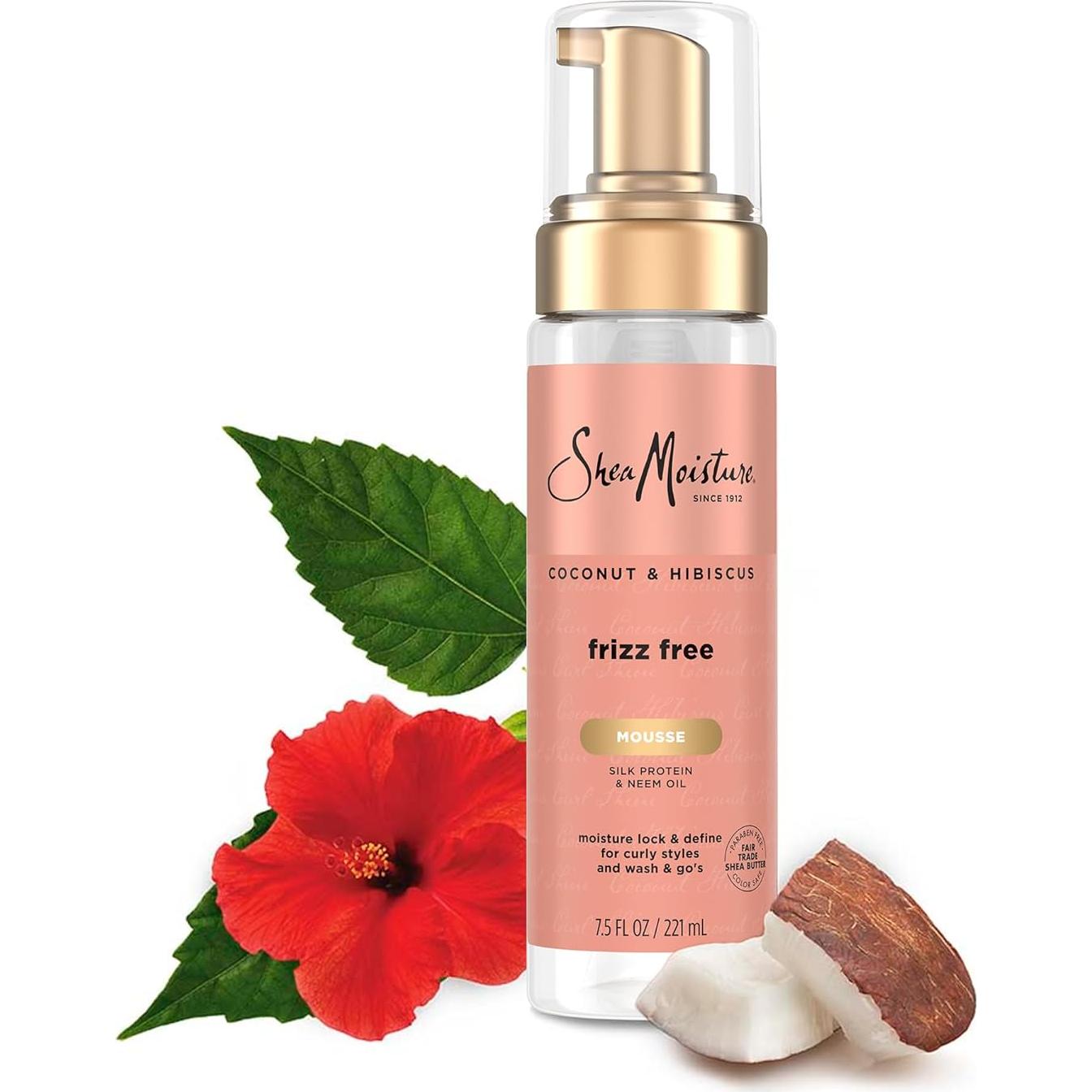 Mousse para Rizos SheaMoisture Coco y Hibisco 2-Pack 212 g