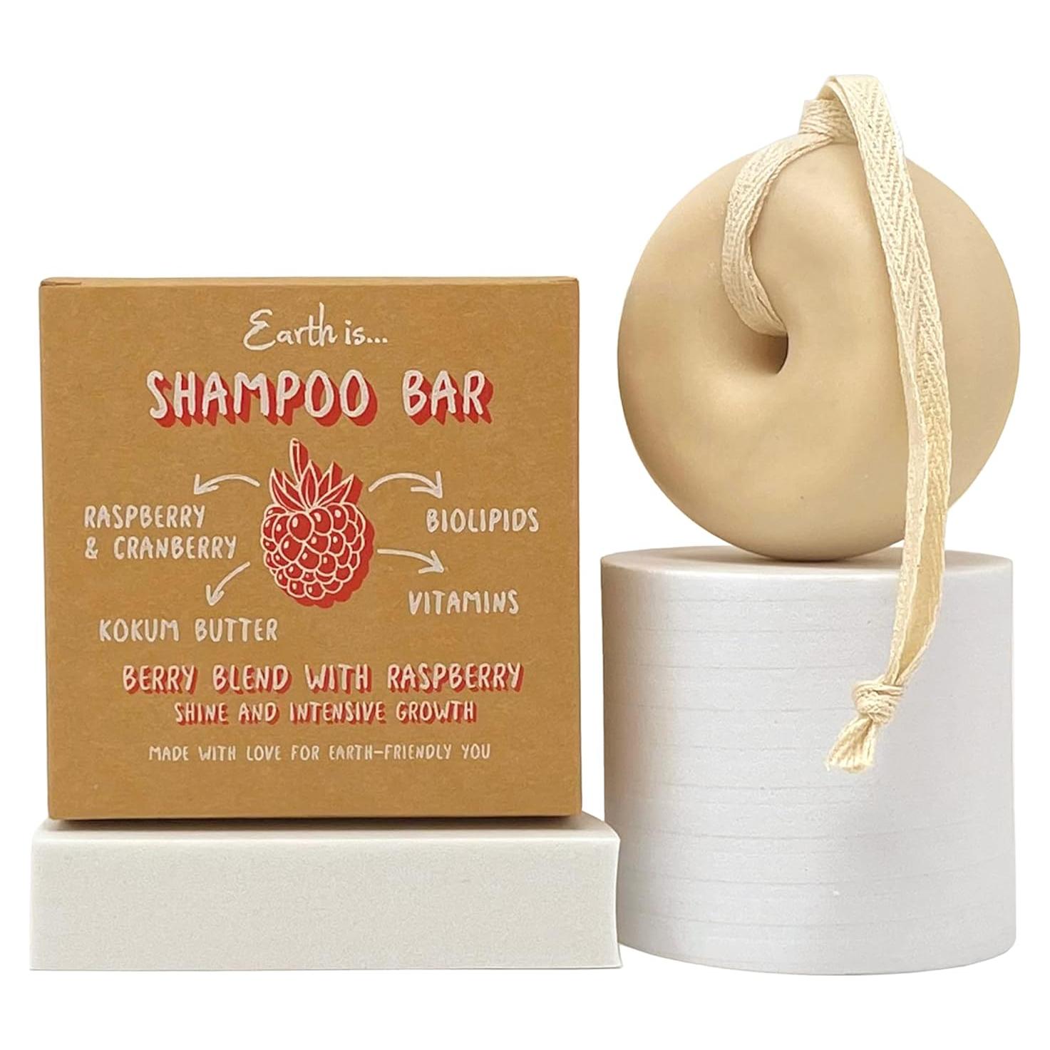 Barra de Champú Natural EARTH IS - 105 g - Vegano y Ecológico