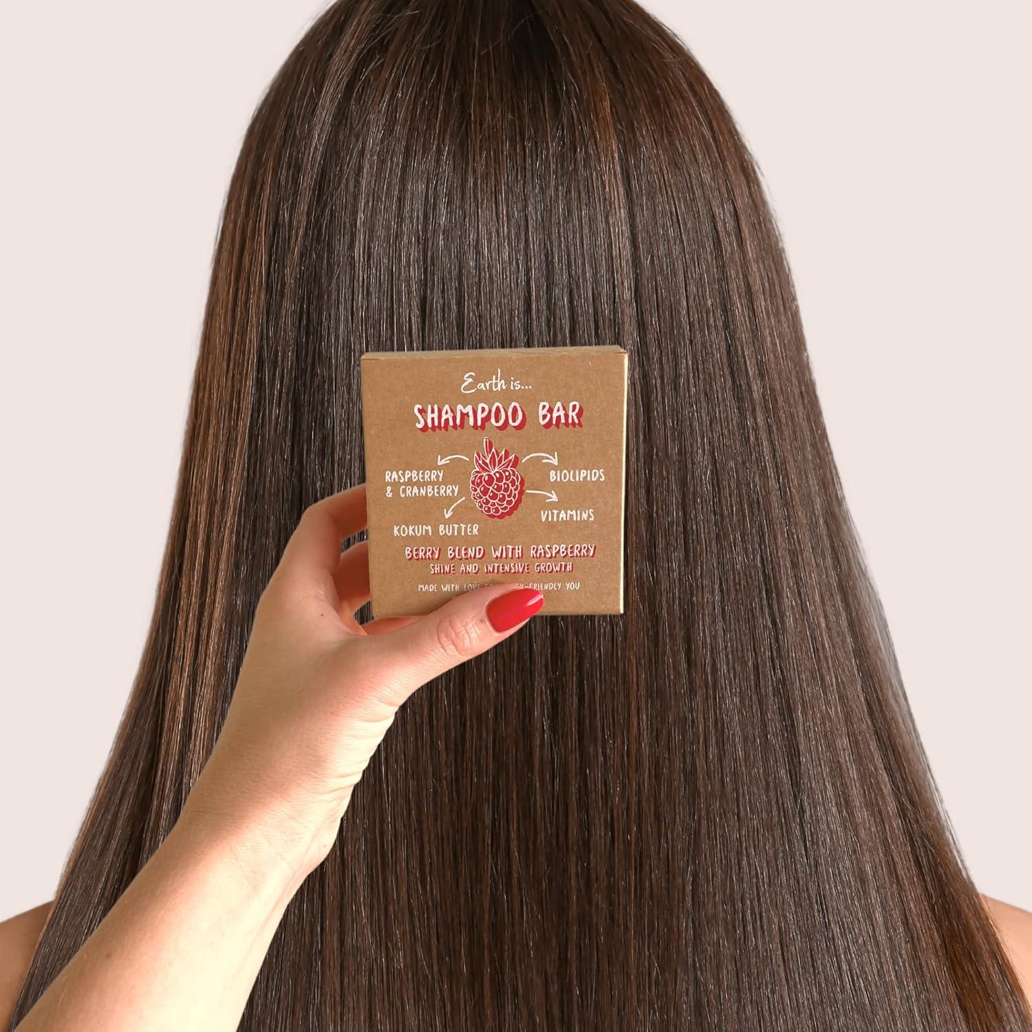 Barra de Champú Natural EARTH IS - 105 g - Vegano y Ecológico