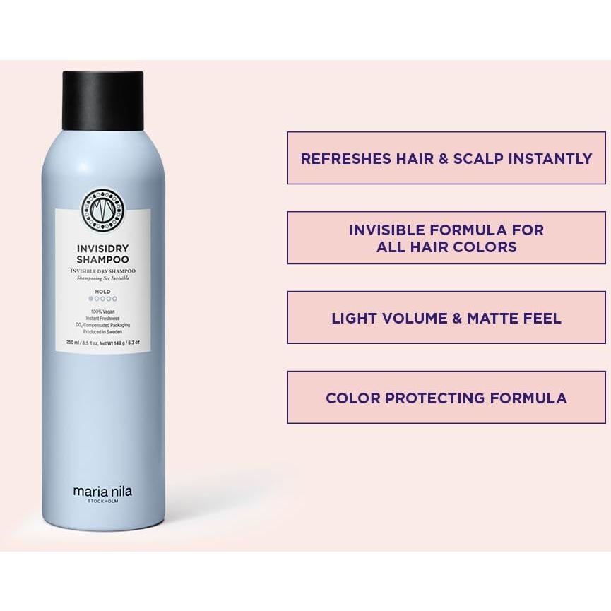 Shampoo Seco Maria Nila 215 ml - Vegano y Sin Sulfatos