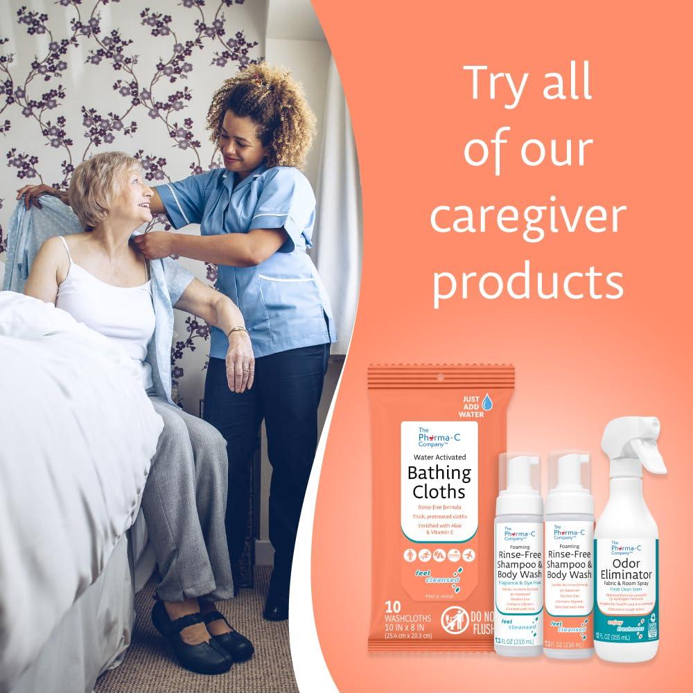 Champú y Gel de Baño Espumoso Sin Enjuague Pharma-C 6 Unidades