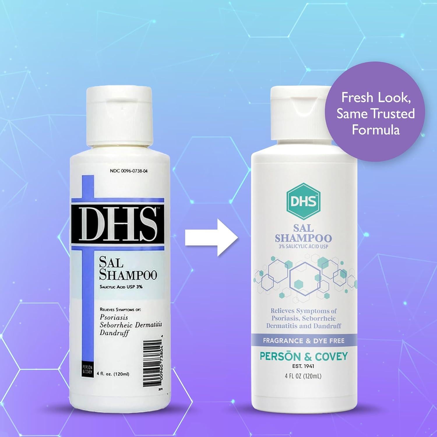 Champú DHS SAL 118.3 ml - Anticaspa con Ácido Salicílico
