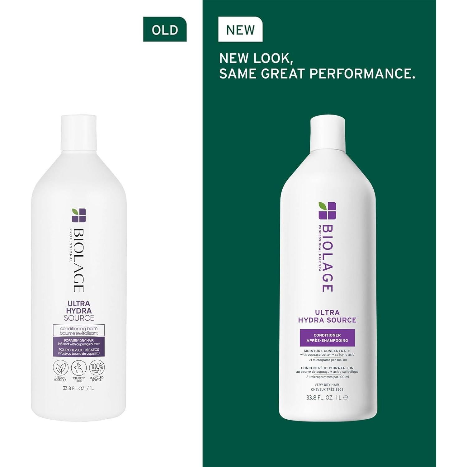 Acondicionador Biolage Ultra Hydra Source 1000 ml - Hidratación Profunda para Cabello Seco