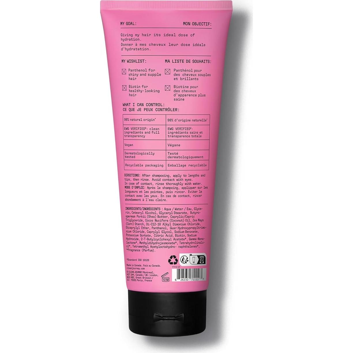 Acondicionador Hidratante CleanJourney 236.6 ml Vegano Tropical