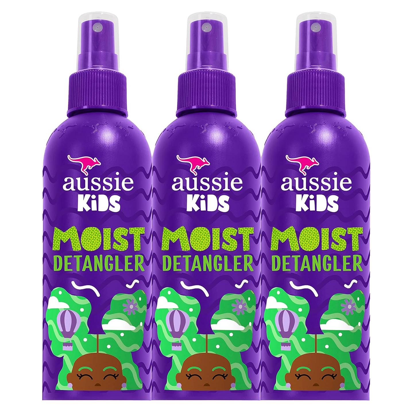 Spray Desenredante Hidratante Aussie Kids 236.6 ml - Paquete de 3