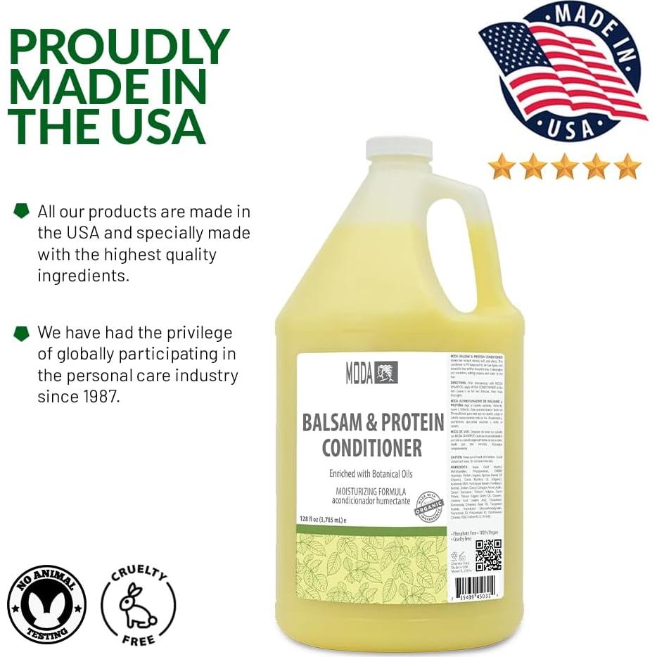 Acondicionador Hidratante MODA 3.78L - Fortalece y Brinda Brillo