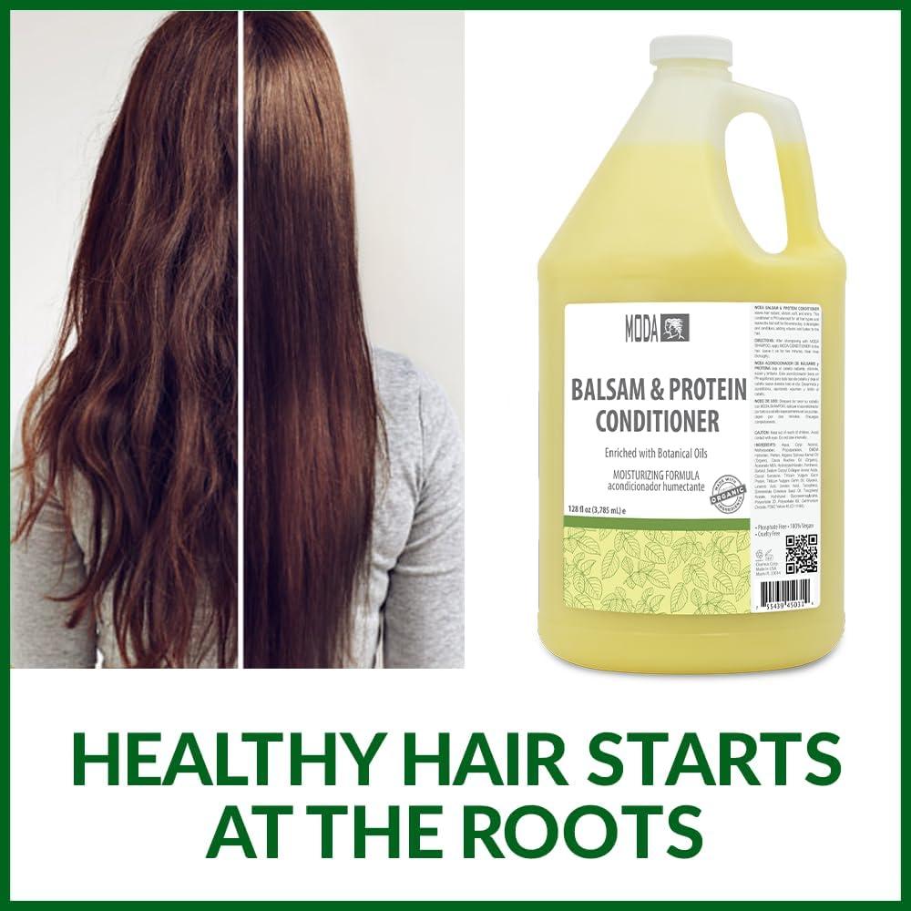 Acondicionador Hidratante MODA 3.78L - Fortalece y Brinda Brillo