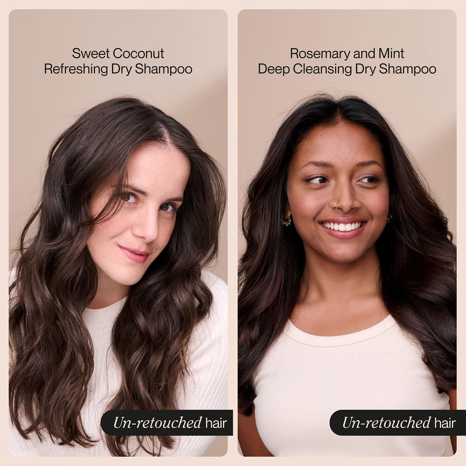 Champú Seco Suave 2-Pack - Romero y Menta, Coco Dulce 121g