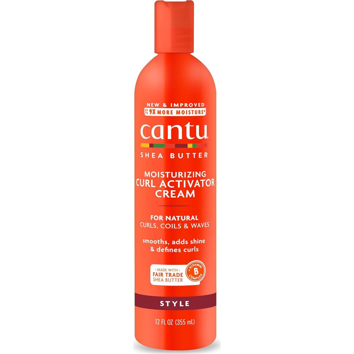 Cantu Paquete Hidratante: Mistura Sin Enjuague 236ml x2 + Crema Rizos 355ml