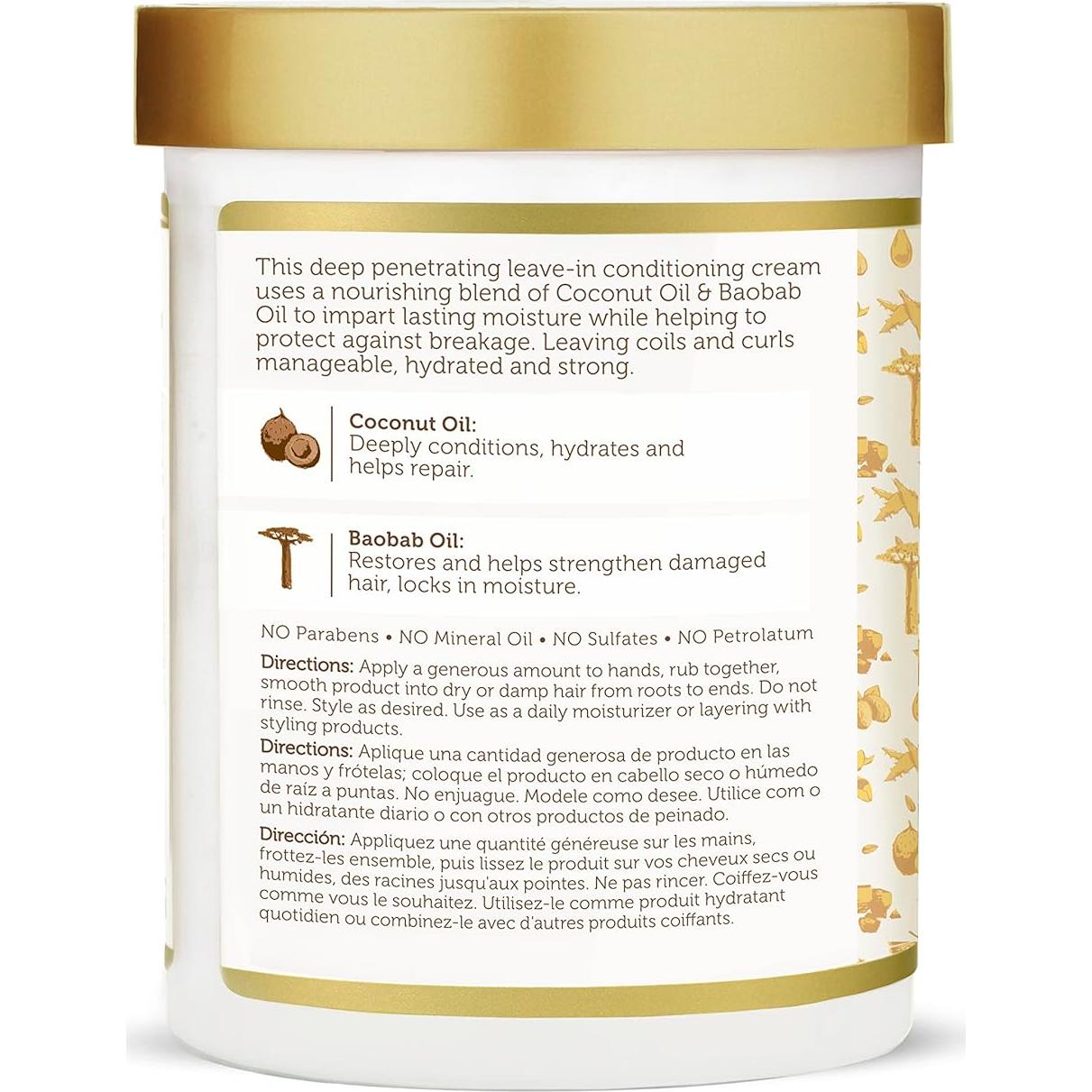 Crema sin enjuague African Pride Moisture Miracle 510g Coco