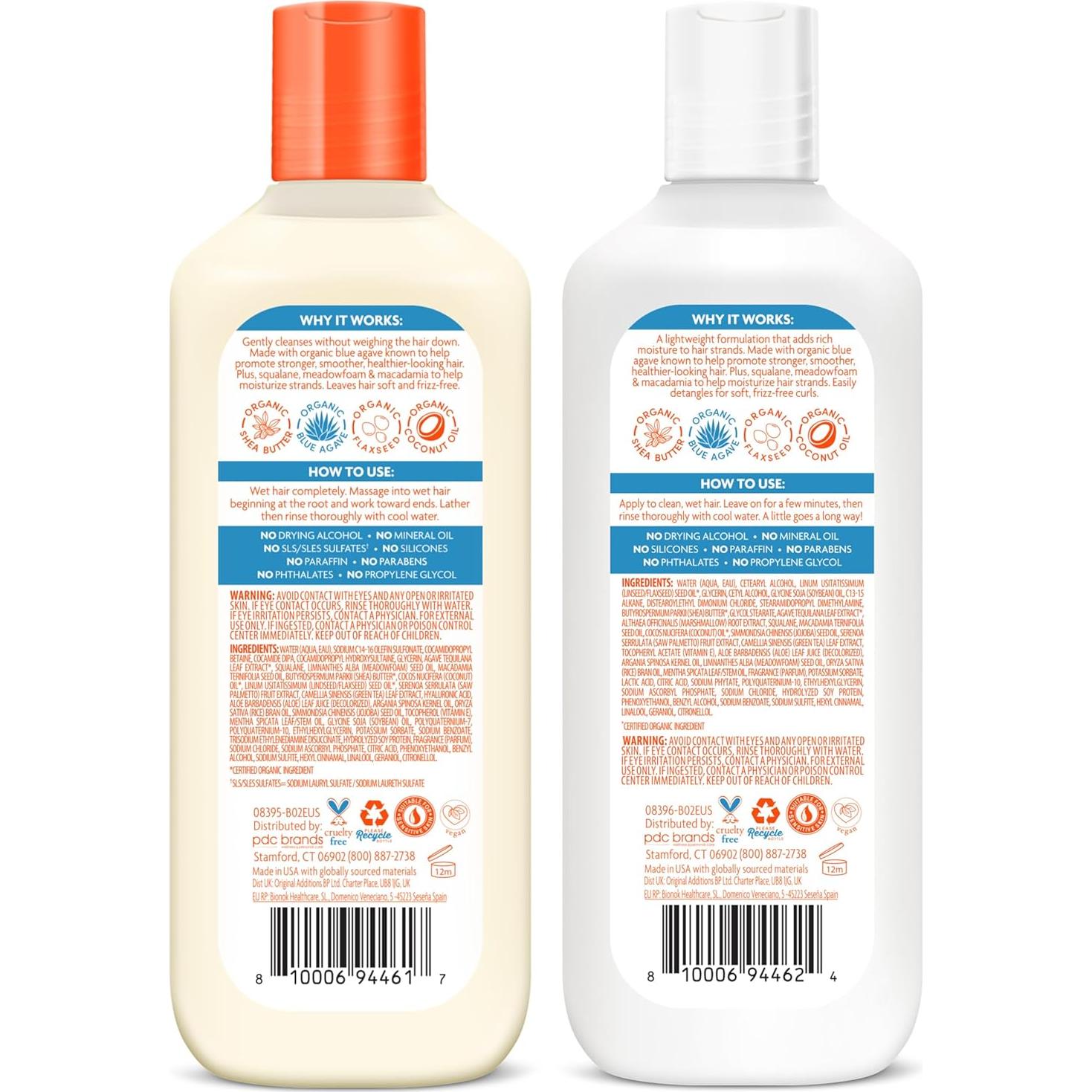 Champú y Acondicionador Suavizante Cantu Sin Peso 400 ml x2