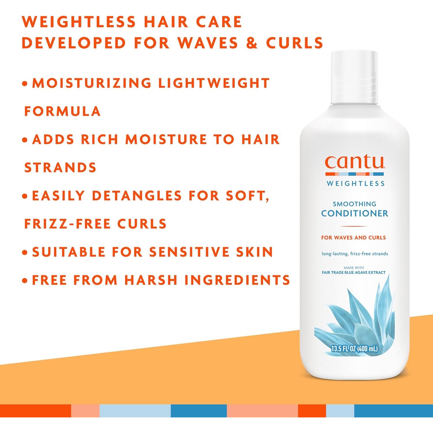 Acondicionador Alisador Sin Peso Cantu 400 ml - Sin Frizz