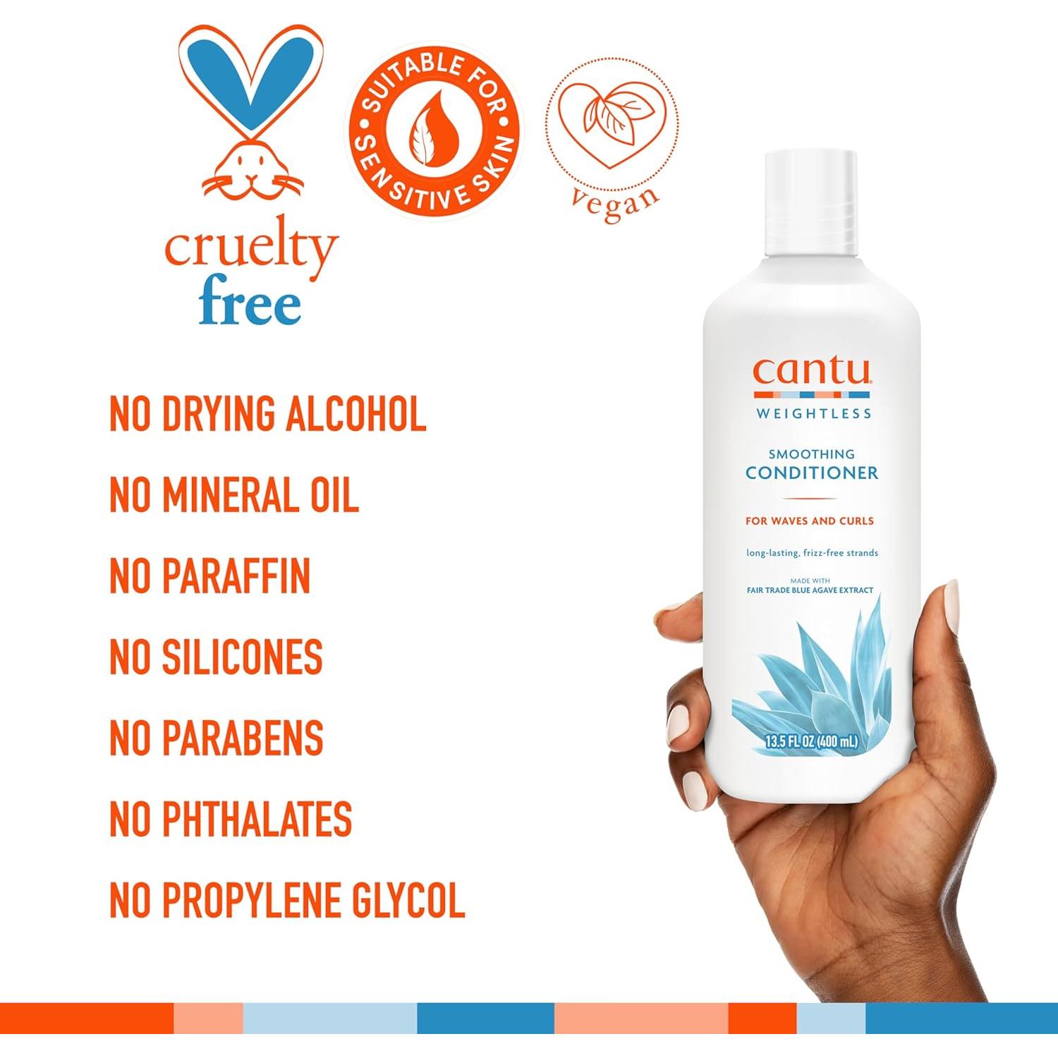 Acondicionador Alisador Sin Peso Cantu 400 ml - Sin Frizz