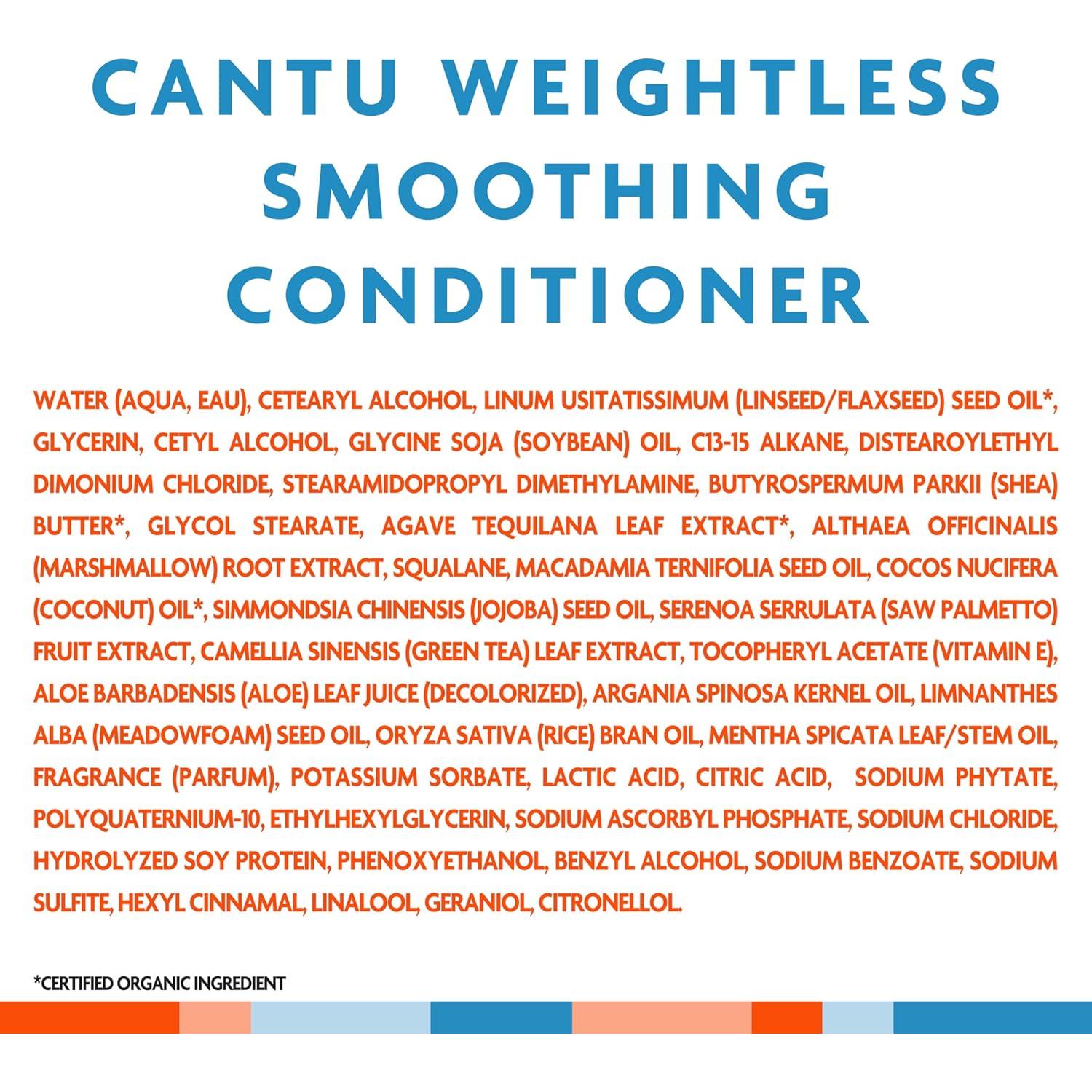 Acondicionador Alisador Sin Peso Cantu 400 ml - Sin Frizz