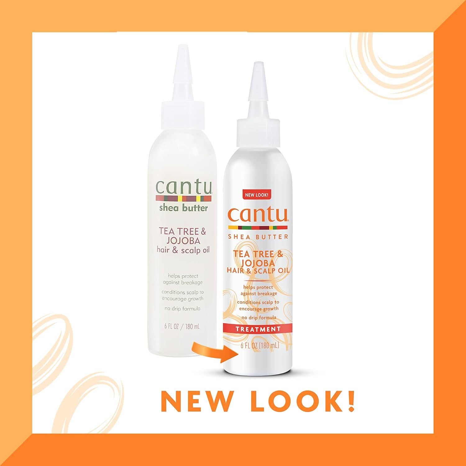 Aceite para Cabello Cantu 177 ml - Árbol de Té y Jojoba