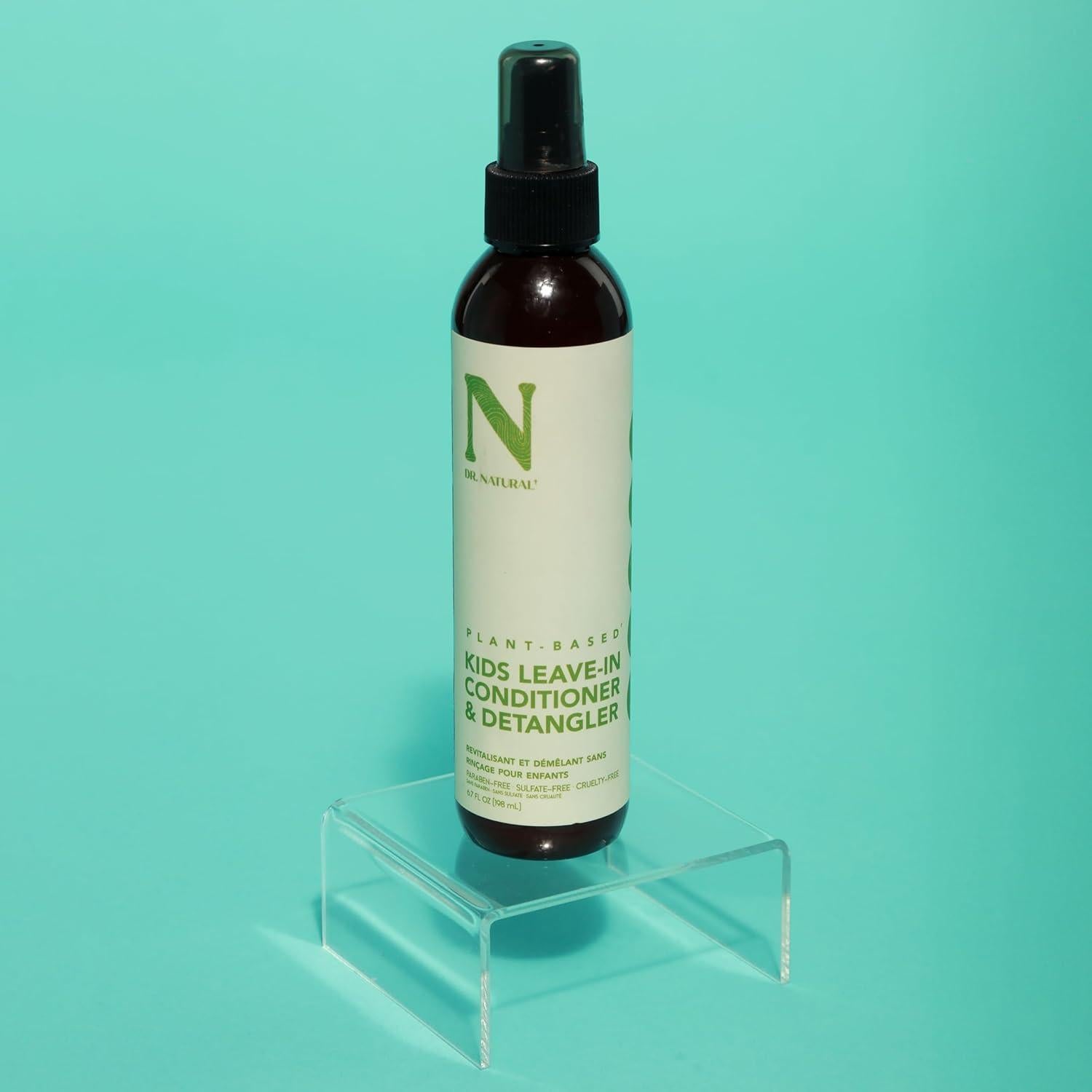 Acondicionador Sin Enjuague Dr. Natural Kids 190g - Spray Hidratante con Aceite de Coco y Karité