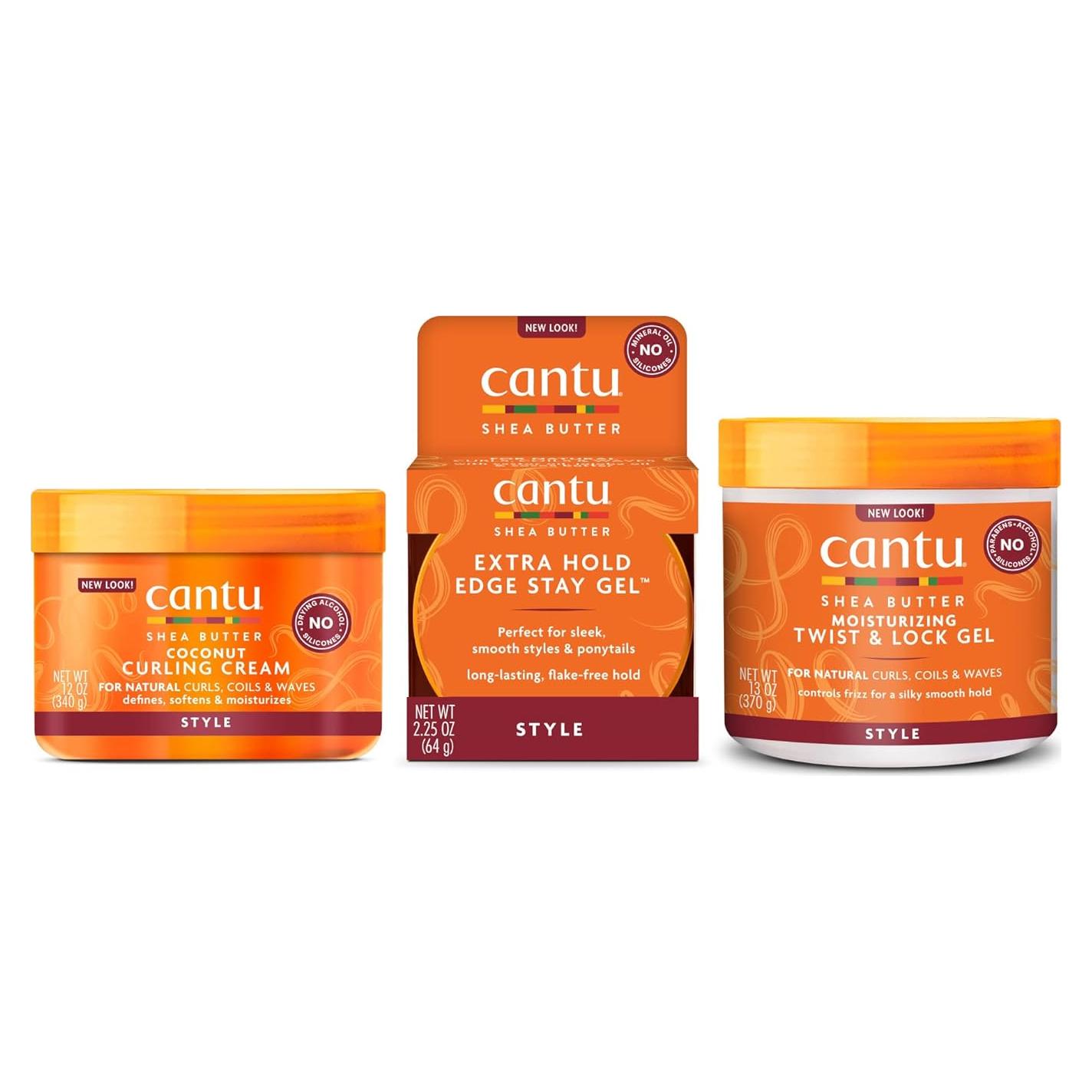 Paquete Cantu Coconut Twist - Gel y Crema para Rizos 1.04kg
