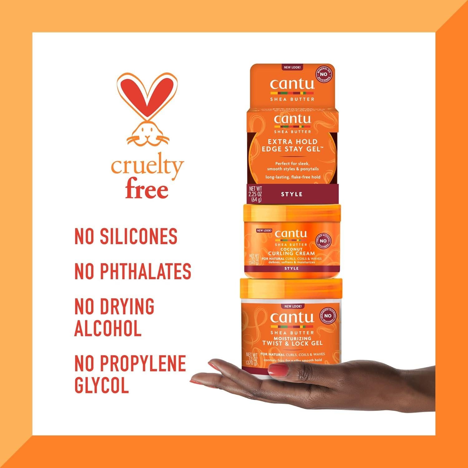 Paquete Cantu Coconut Twist - Gel y Crema para Rizos 1.04kg