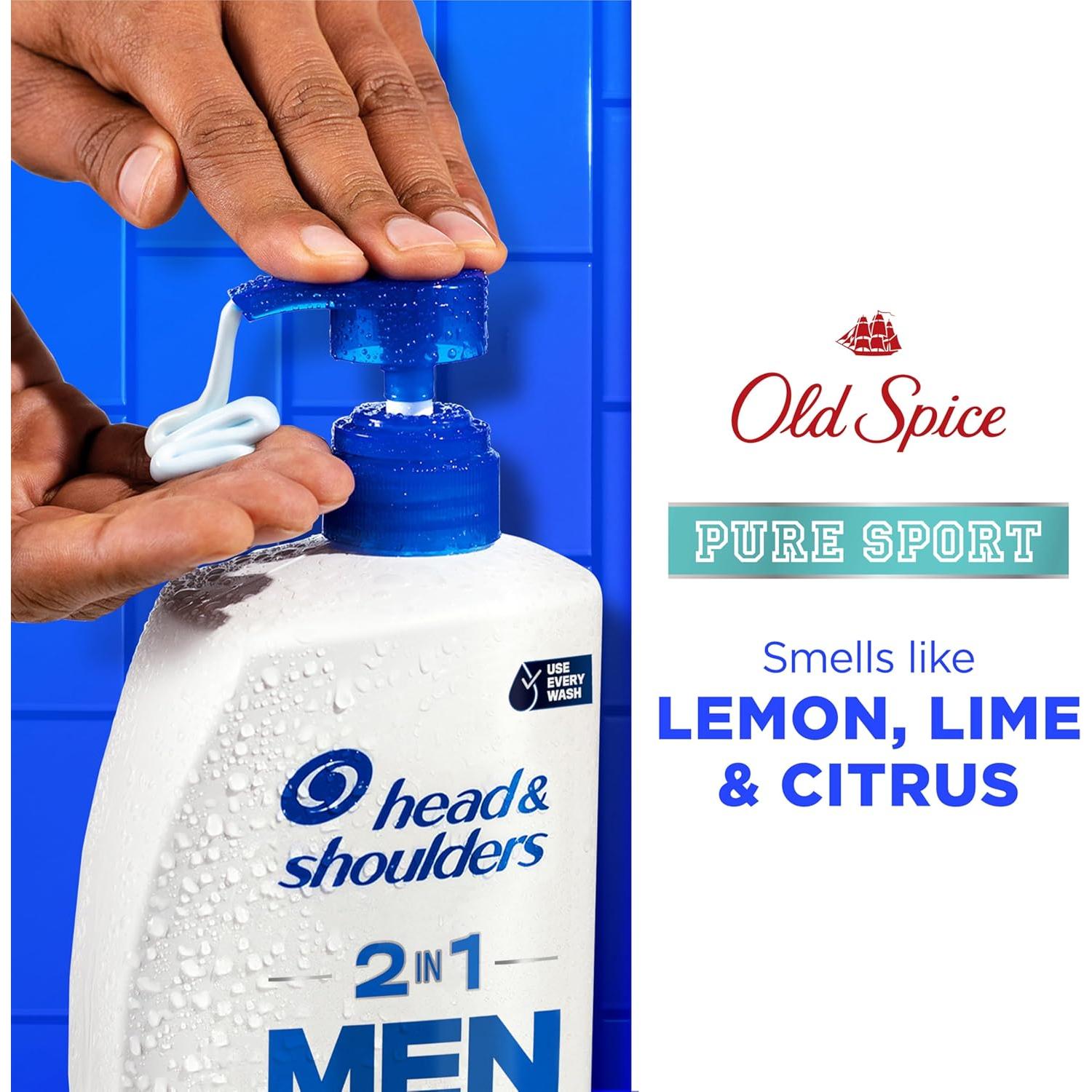 Champú y Acondicionador 2 en 1 Head & Shoulders 931 ml - Old Spice