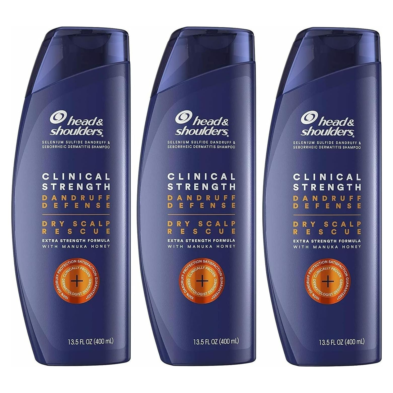 Champú Anticaspa Head & Shoulders Fuerza Clínica 3 x 420ml